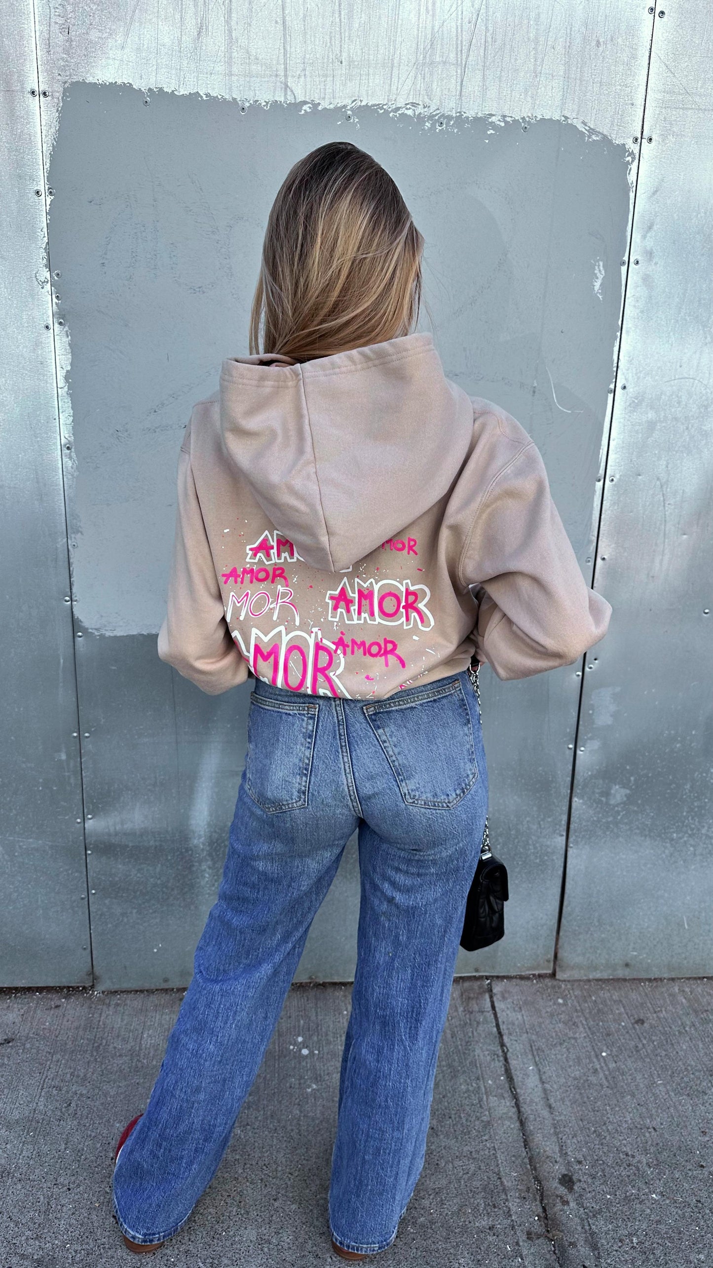 Polerón Oversize Amor Amor Beige