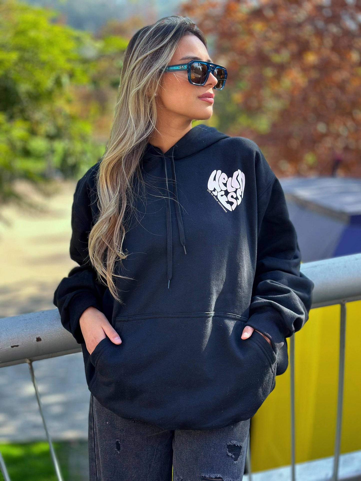 Poleron Oversize Wellness Negro