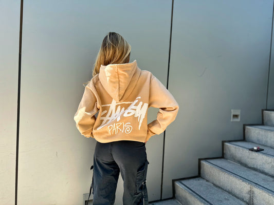 Poleron Oversize "Stussy" Paris Beige