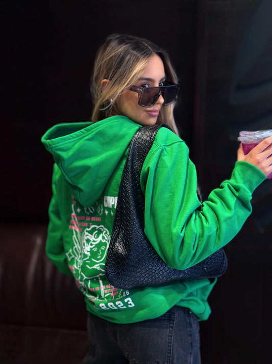 Polerón Verde Oversize Cupido - Comodidad Urbana