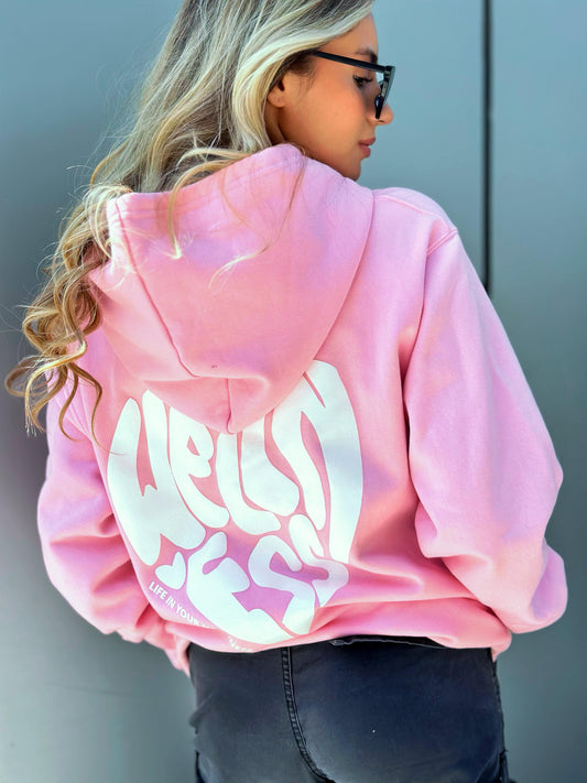Polerón Oversize Wellness Rosa